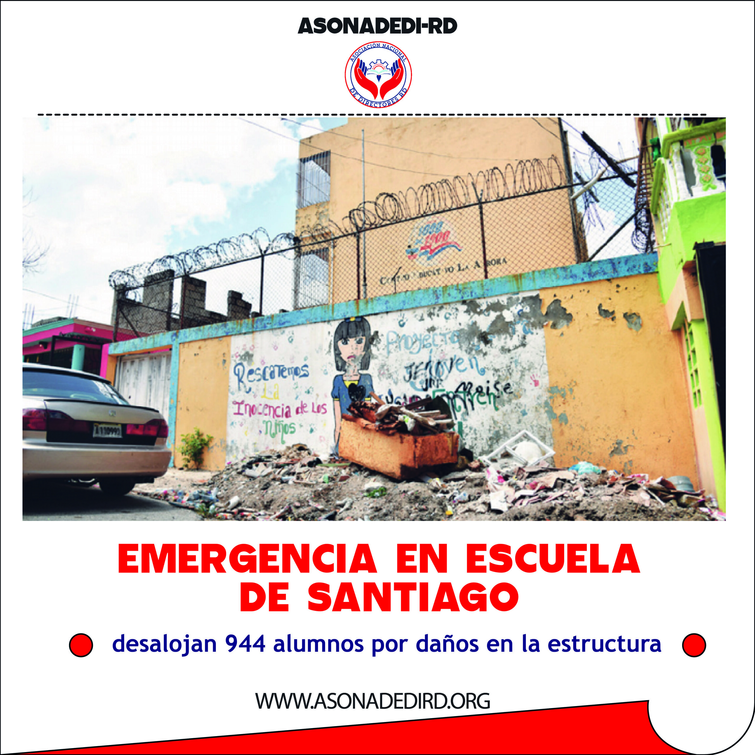 Emergencia en escuela de Santiago: desalojan 944 alumnos por daños en la estructura