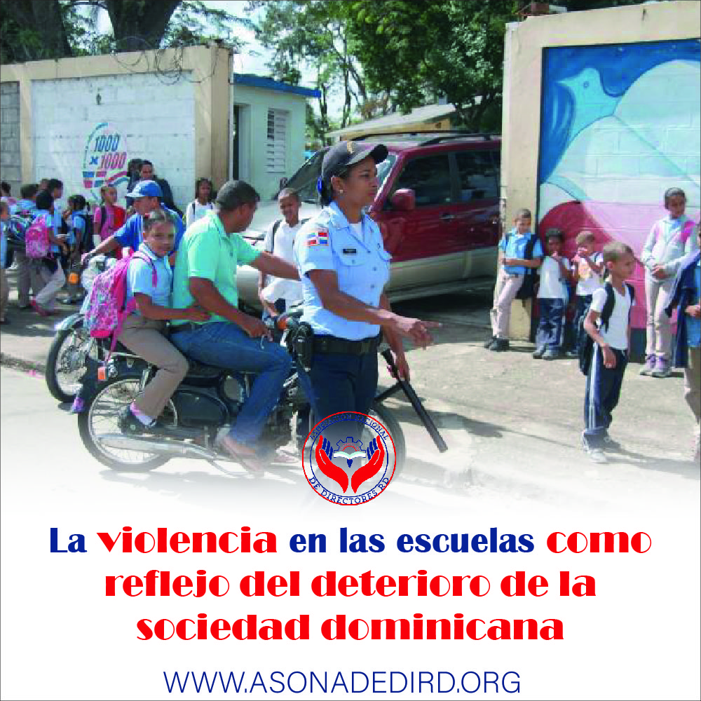 La violencia en las escuelas como reflejo del deterioro de la sociedad dominicana