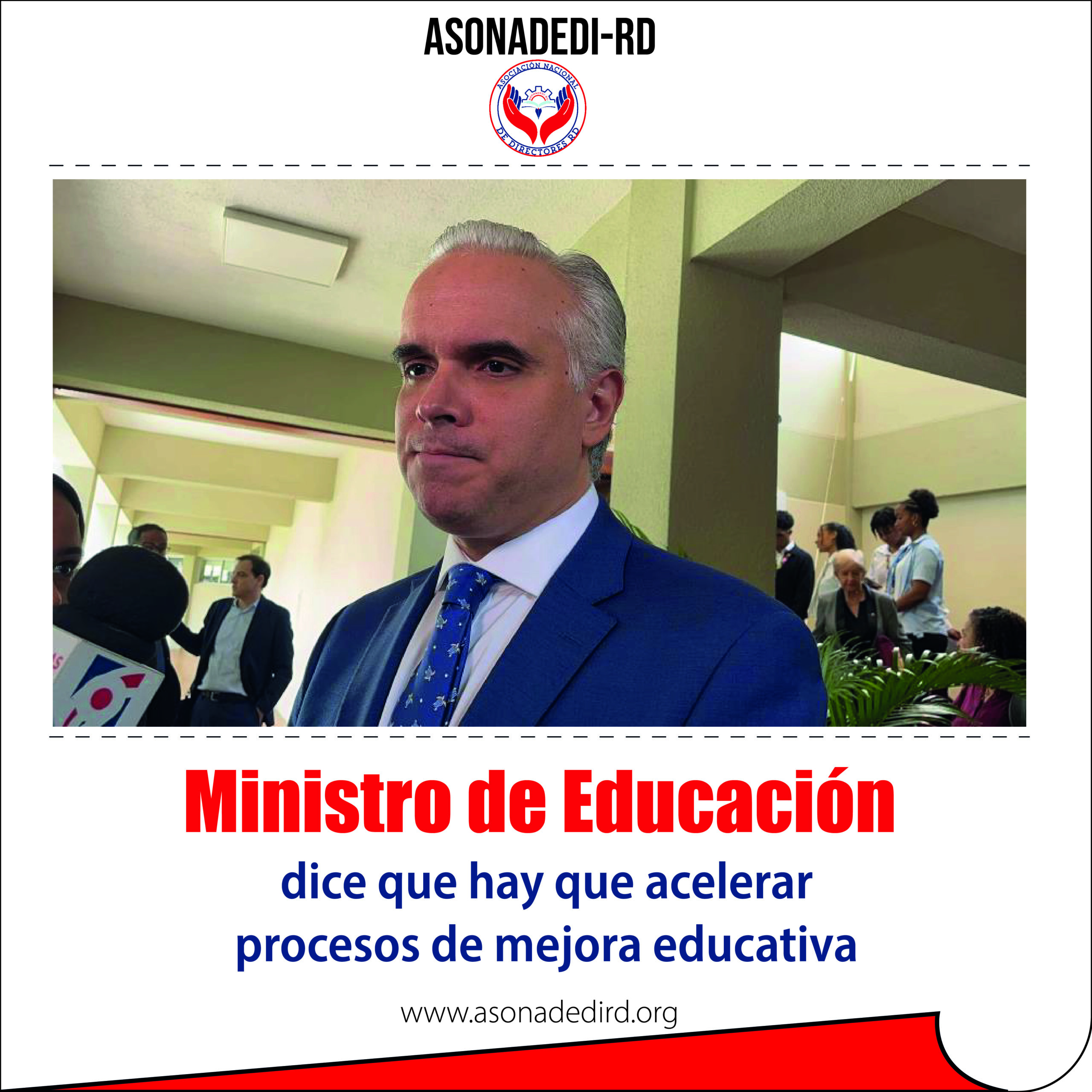 Ministro de Educación dice que hay que acelerar procesos de mejora educativa
