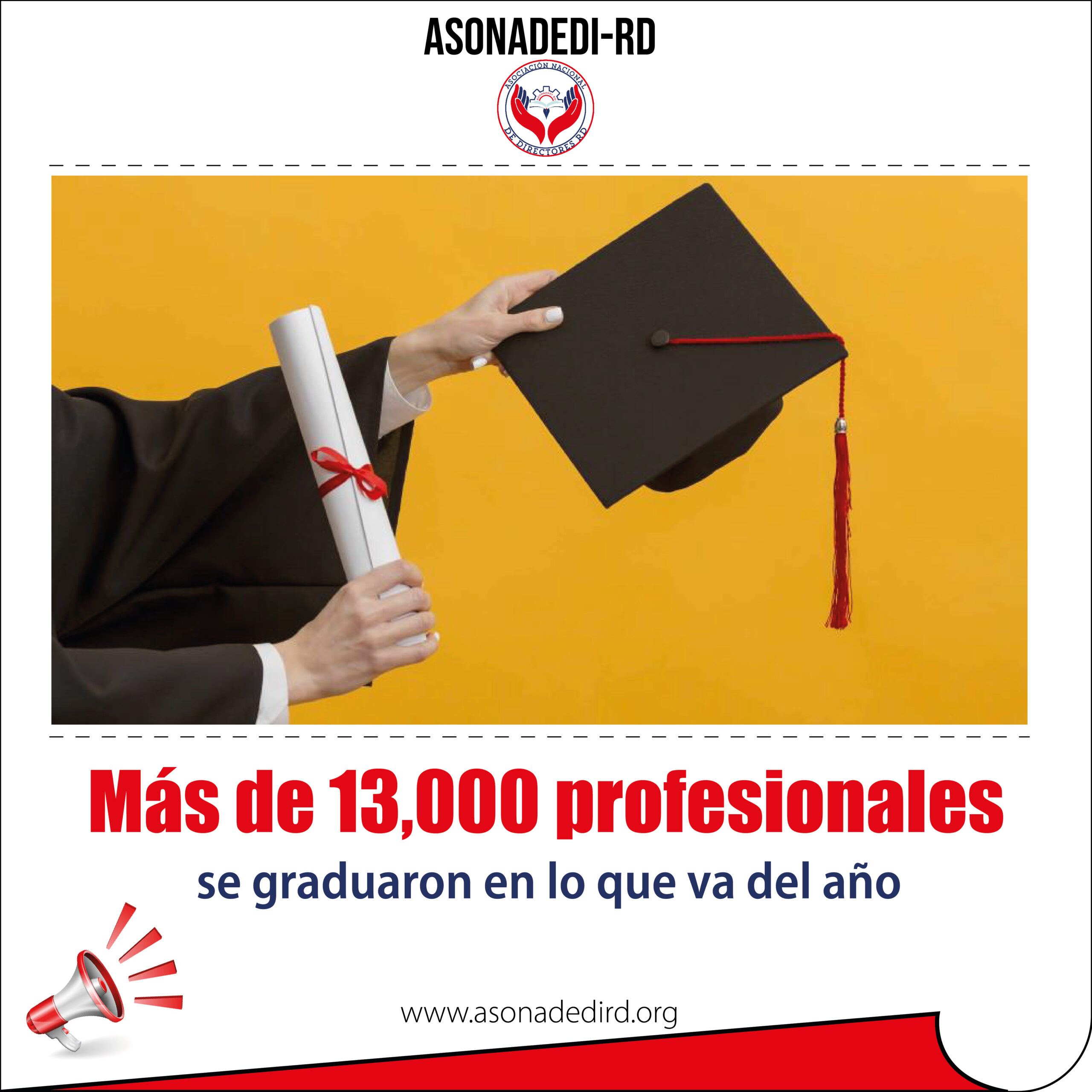 Más de 13,000 profesionales se graduaron en lo que va del año