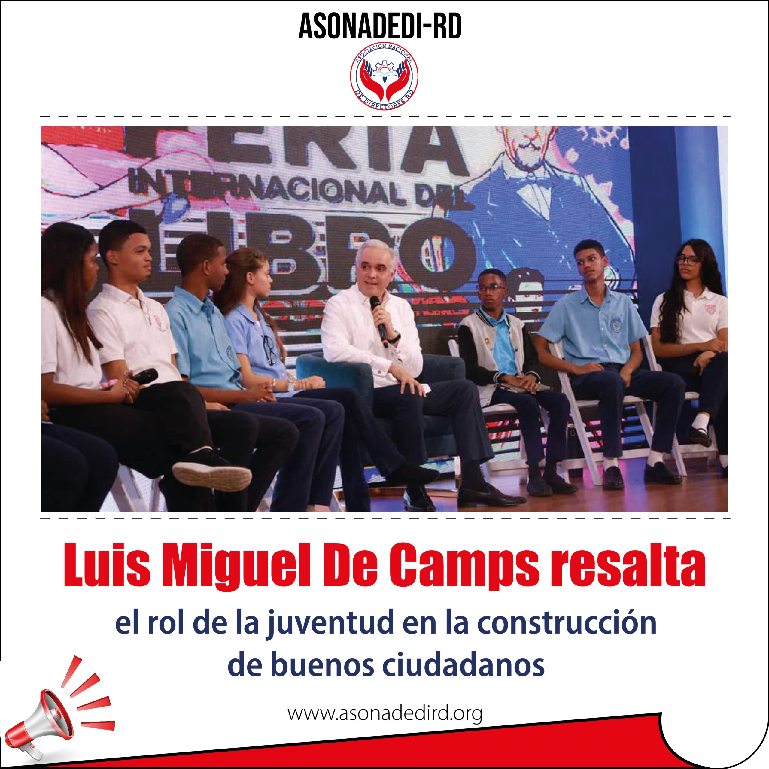 Luis Miguel De Camps resalta el rol de la juventud en la construcción de buenos ciudadanos