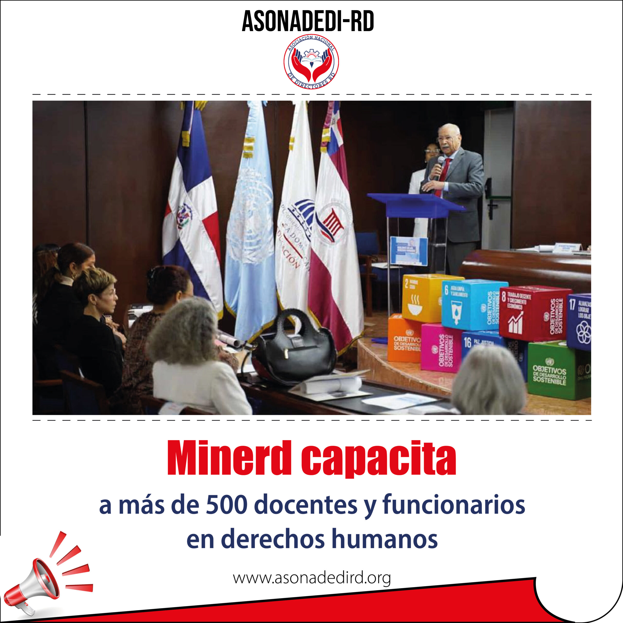 Minerd capacita a más de 500 docentes y funcionarios en derechos humanos