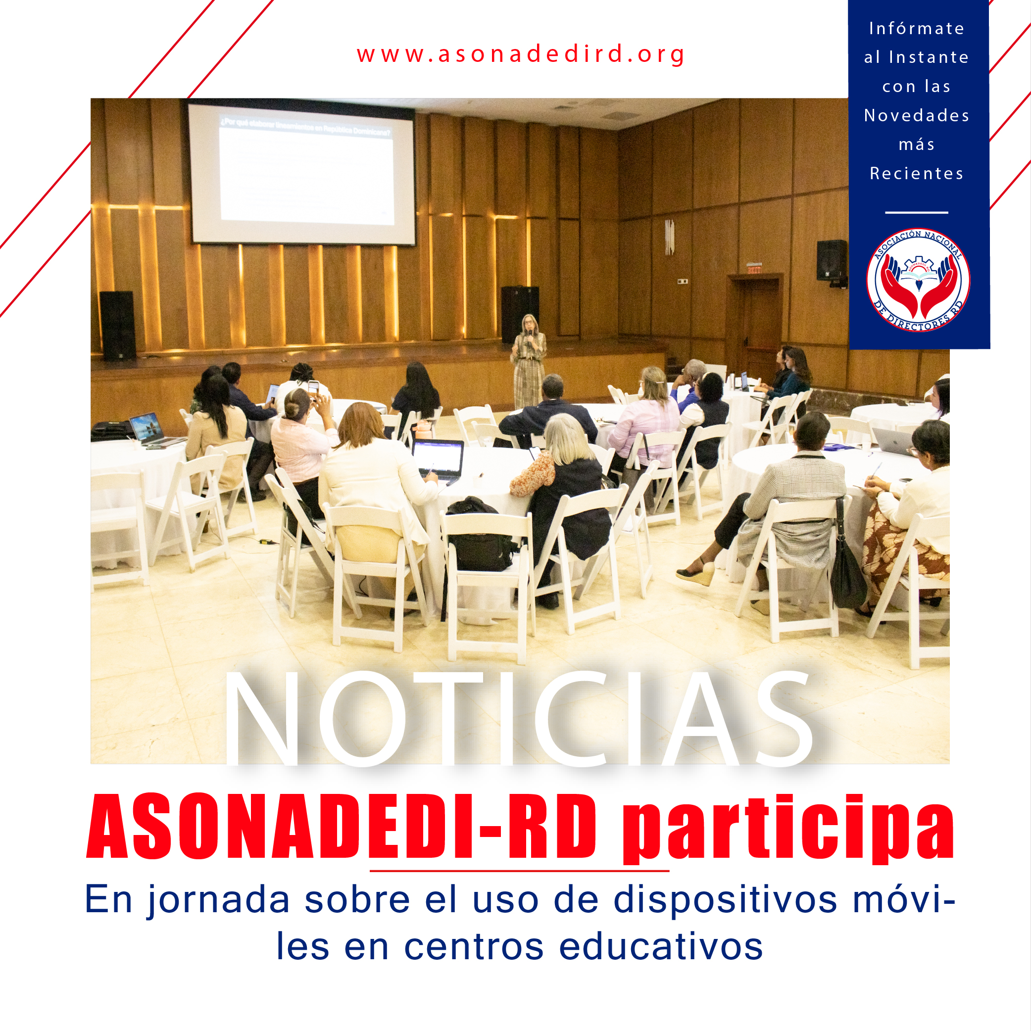 ASONADEDI-RD participa en socialización sobre el uso de dispositivos móviles en la educación