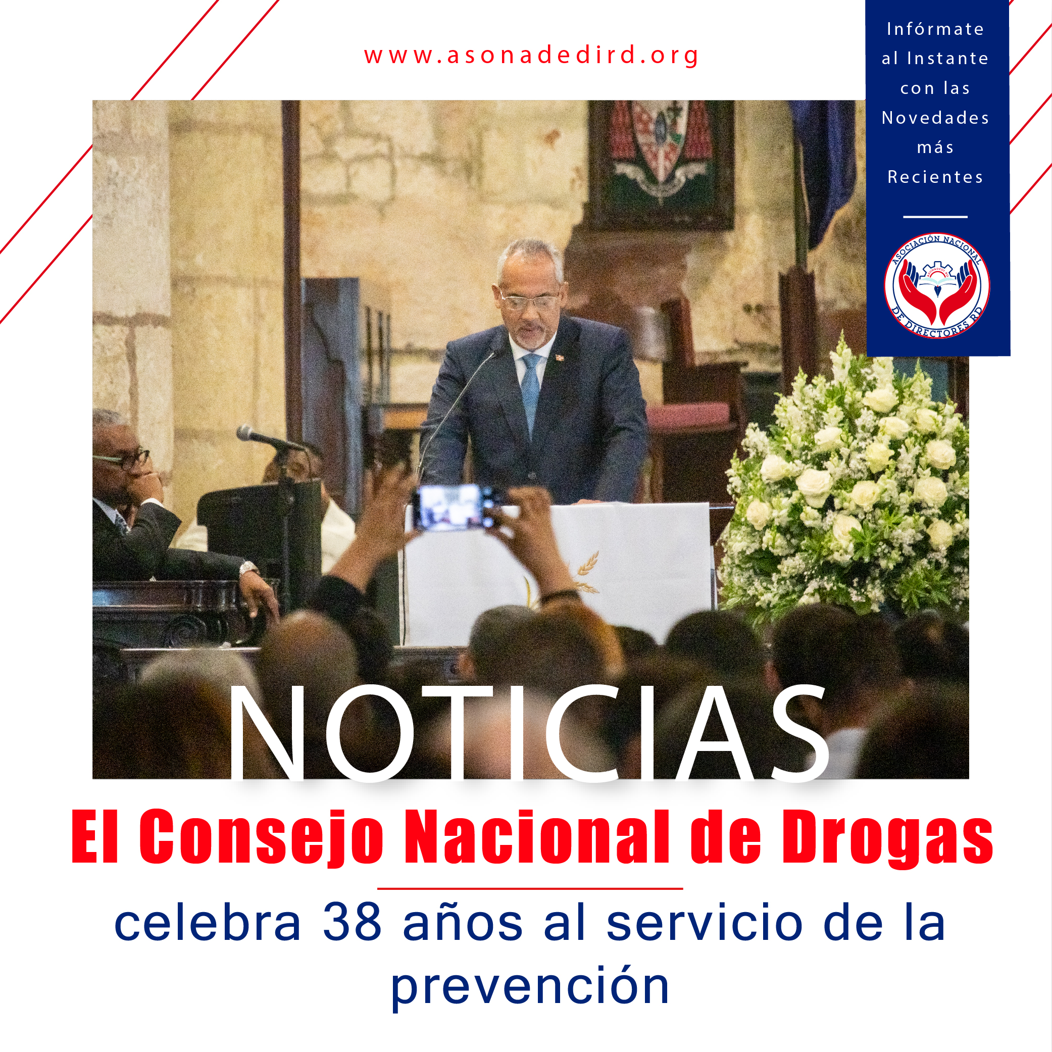 ASONADEDI-RD valora iniciativa nacional de prevención y convivencia impulsada por el Consejo Nacional de Drogas