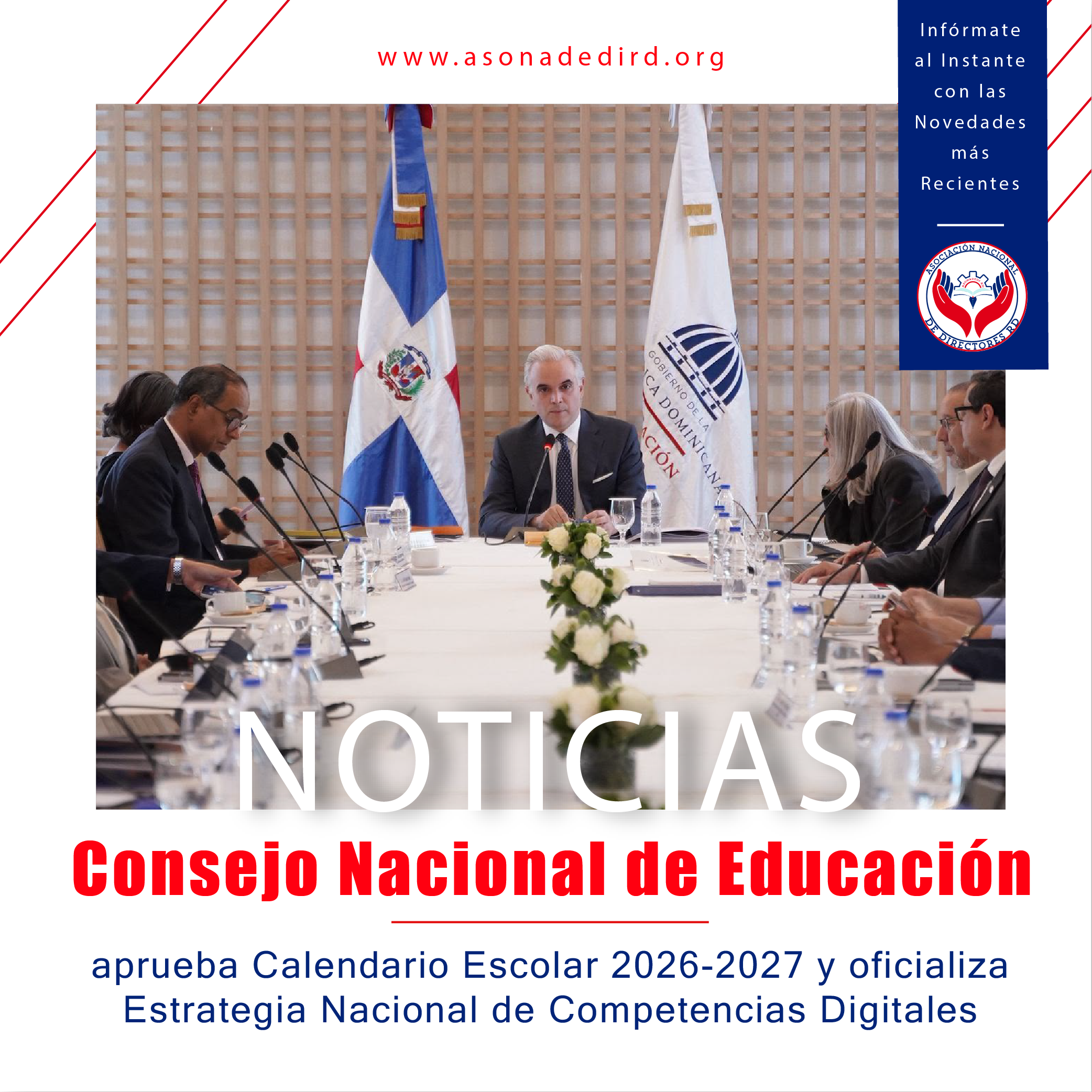 Consejo Nacional de Educación aprueba Calendario Escolar 2026-2027 y oficializa Estrategia Nacional de Competencias Digitales