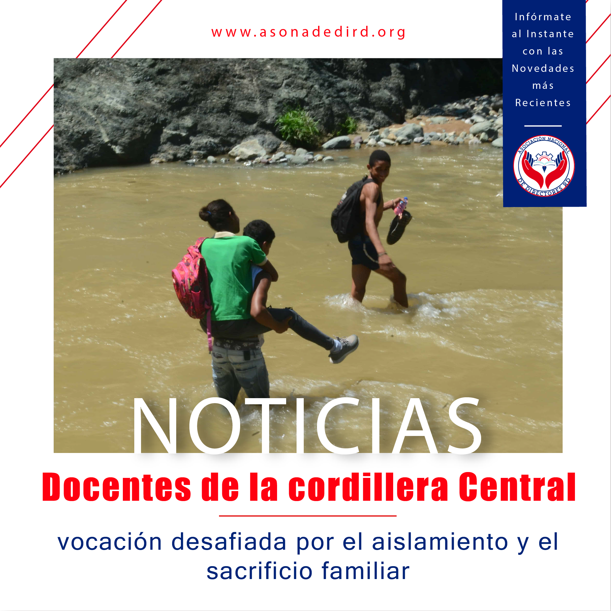 Docentes de la cordillera Central, vocación desafiada por el aislamiento y el sacrificio familiar